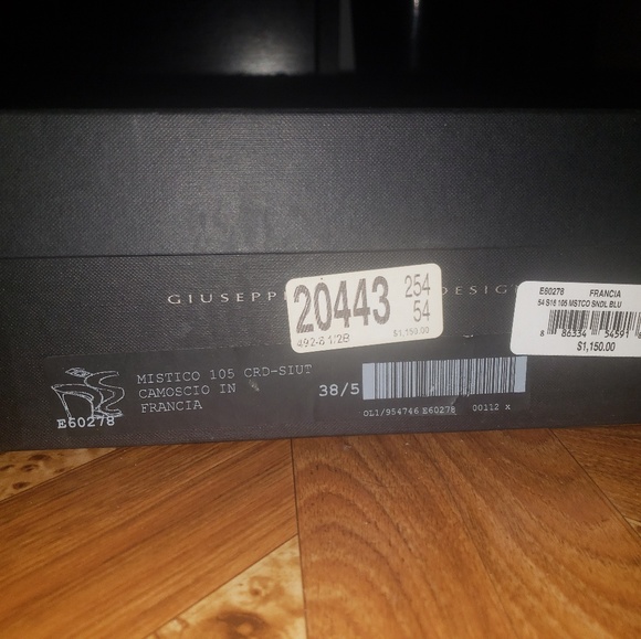 Giuseppe Zanotti Suede Francia Sandal - Picture 5 of 7